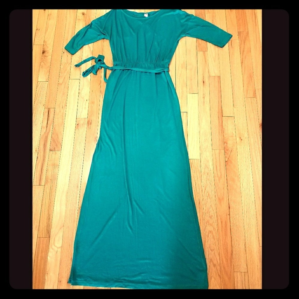 *GREEN* old navy maxi dress